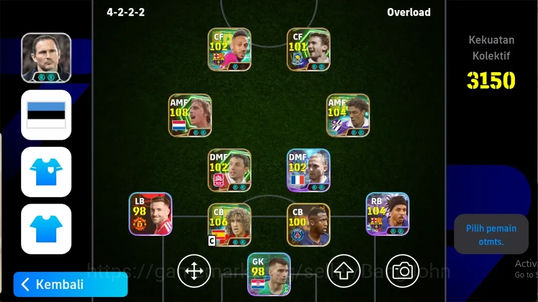 eFootball Accounts Legends & Iconic Players Android|PW 3150|Epic CarlesPuyol JohanCruyff RuiCosta VanBommel,Showtime Kounde 1