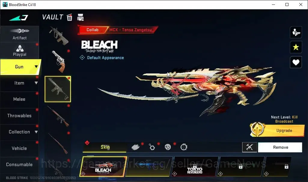 Blood Strike Accounts ASIA|Collab BLEACH MCX|3 ULTRA[Vector,QGZ95,UMP45] image 5