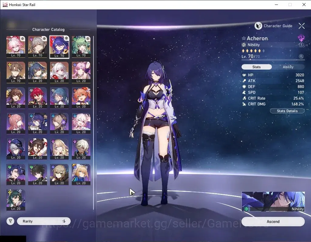 Honkai Star Rail Accounts Asia | TL 53 | 5 Limited |Evanescia E1 + Signature image 4