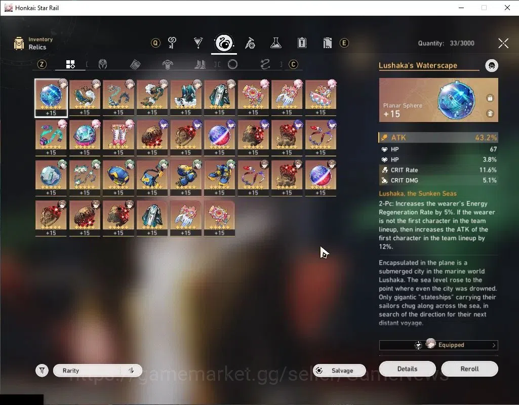 Honkai Star Rail Accounts Asia | TL 53 | 5 Limited |Evanescia E1 + Signature image 8