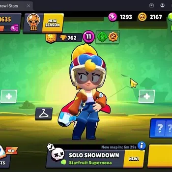 Brawl Stars Accounts Trophy 1635|23 Brawlers|1 Brawler Hypercharge(Shelly)|2 Mythic(Otis,EL),3Epic(Shelly,Rico,Edgar),1 Rare
