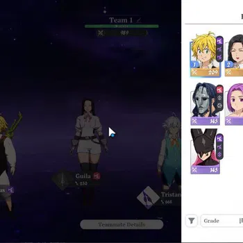 The Seven Deadly Sins: Origin Accounts [EU] Fresh Starter Lv 2 | 2 SSR | Meliodas, Guila & 7 SR | Act 1 Story | Log