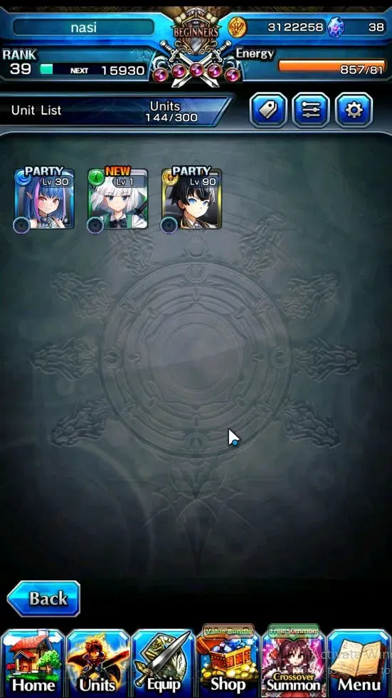 Grand Summoners Accounts Global|Rank 39|Starter|3 Ascend|[Young Inheritor I image 3