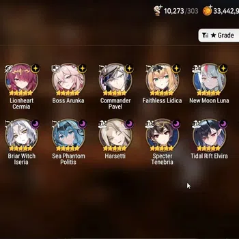 Epic Seven Accounts High-End Global UnVerif|NewEra|14 ML|B Arunka,Zio,Harsetti,TR Elvira,NM Luna,Ruele oF,LC Bellona,SP