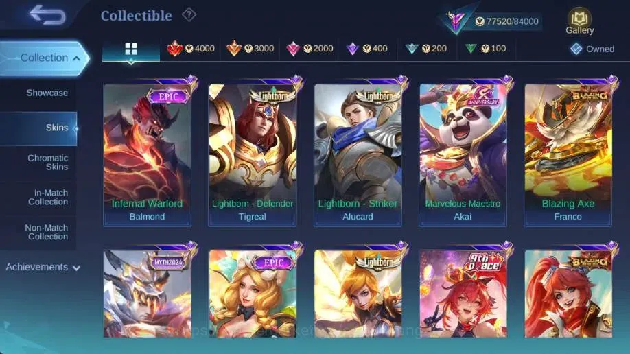 Mobile Legends: Bang Bang Accounts Global|Hero 132|Skin 335|Renowned|Itachi+Sasuke|ST image 10