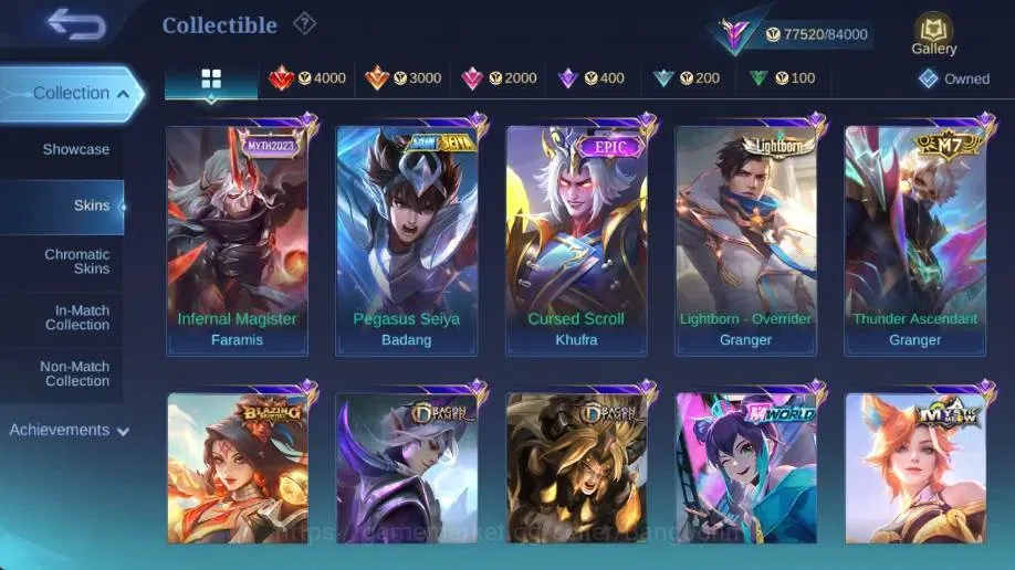 Mobile Legends: Bang Bang Accounts Global|Hero 132|Skin 335|Renowned|Itachi+Sasuke|ST image 16