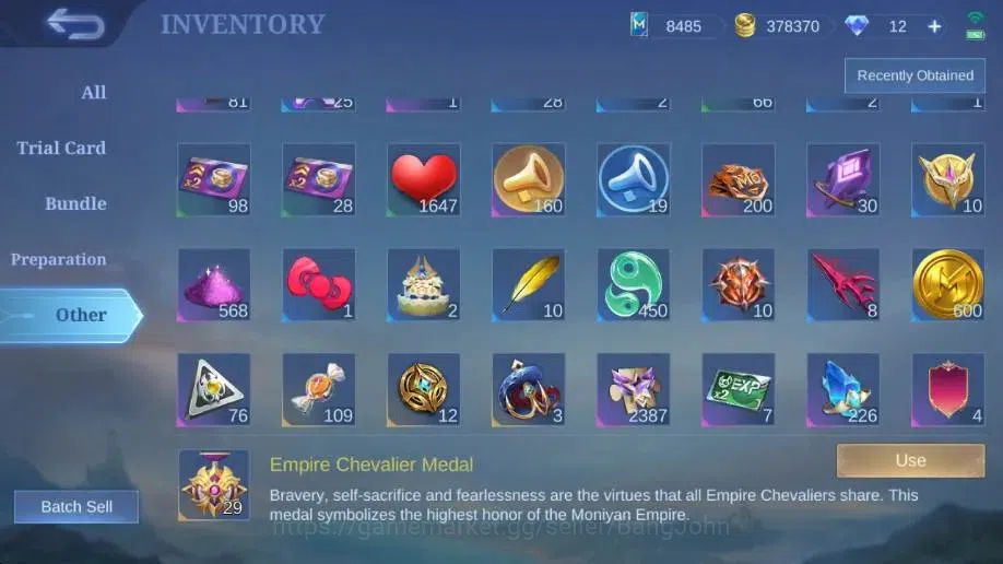 Mobile Legends: Bang Bang Accounts Global|Hero 132|Skin 335|Renowned|Itachi+Sasuke|ST image 19