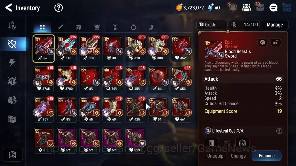Epic Seven Accounts GLOBAL Unverif|New Era|2 ML(Rhiana N Luciela,EW Lu image 14