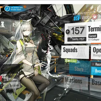 Arknights Accounts Starter Global|Fresh Starter Lv 1|14 OP|2 Limited (Kal'tsit Esperanta,Skadi the Corrupting