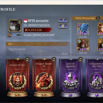 Watcher of Realms Accounts Others Global 60xx|Power 5M|5 Lord:JezebelleA1,Praetus,Etc|34 Legend:Clarissa A1,Cainan