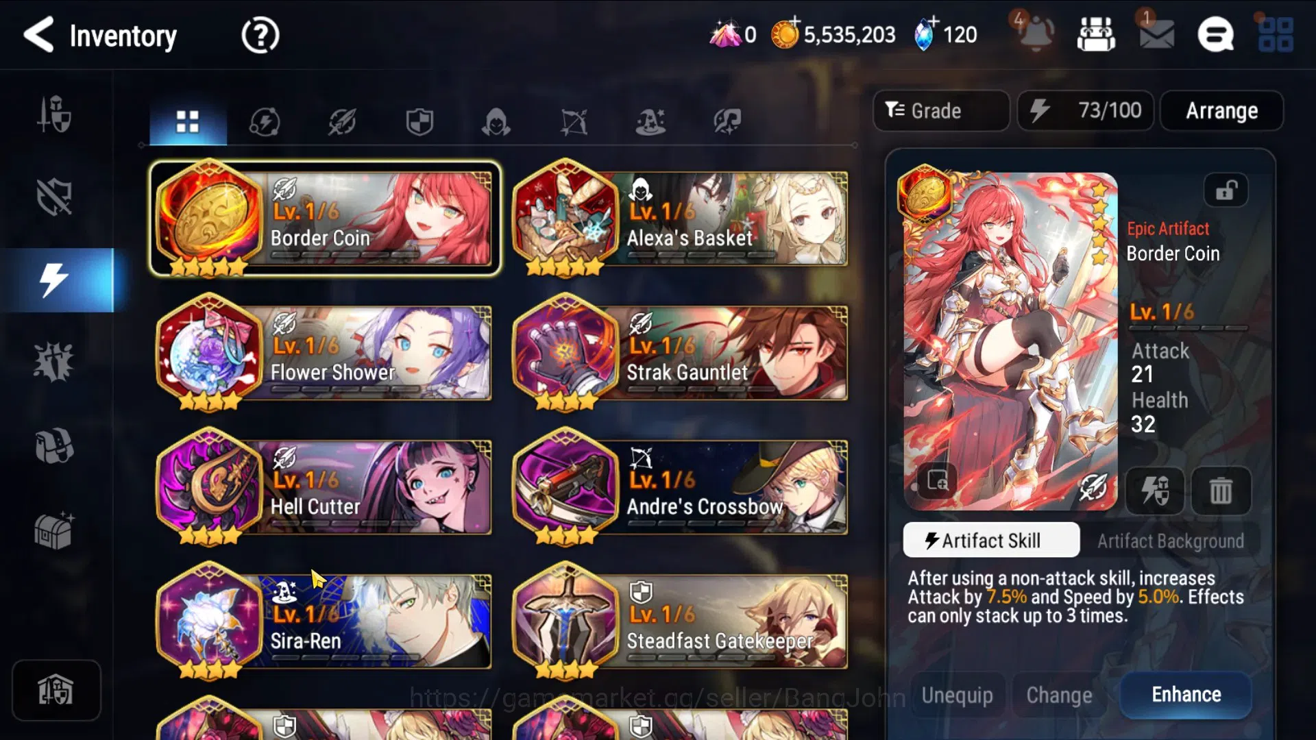 Epic Seven Accounts Starter Global | Starter|2 ML(S.B. Aramintha, Rhianna & Luciella)|PoH+Bless ON|Stigma 42.6K|Gold 5.5M 3