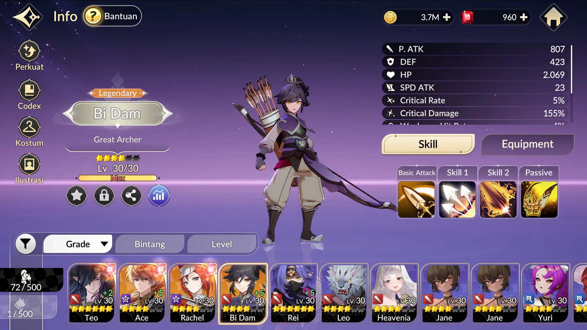 Seven Knights Re:Birth Accounts Global|Starter 4 Legendary(Teo*6,Ace,BI Dam,Rachel image 15