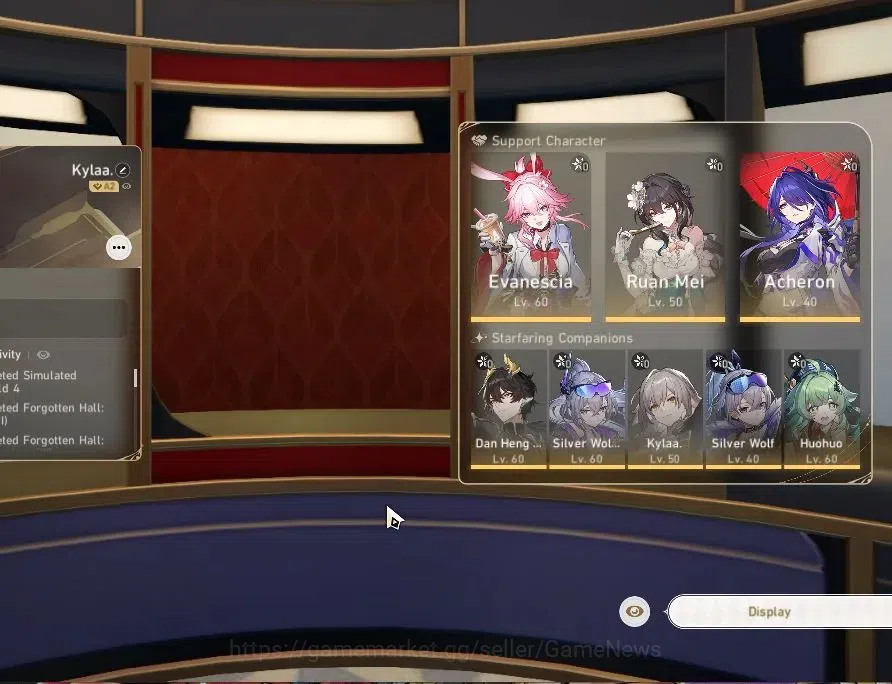 Honkai Star Rail Accounts Asia|TL 42|8 Limited|[Evanescia]+Sign,SW 999,Dante image 2