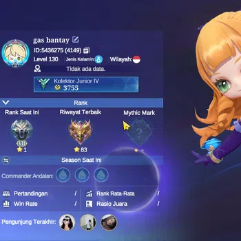 Magic Chess: Go Go Accounts High Mythic 83|Bonus MLBB|27 Commander 10 Max|17 Skin|3 Special,14 Elite|4 Chessboard|1 Epic