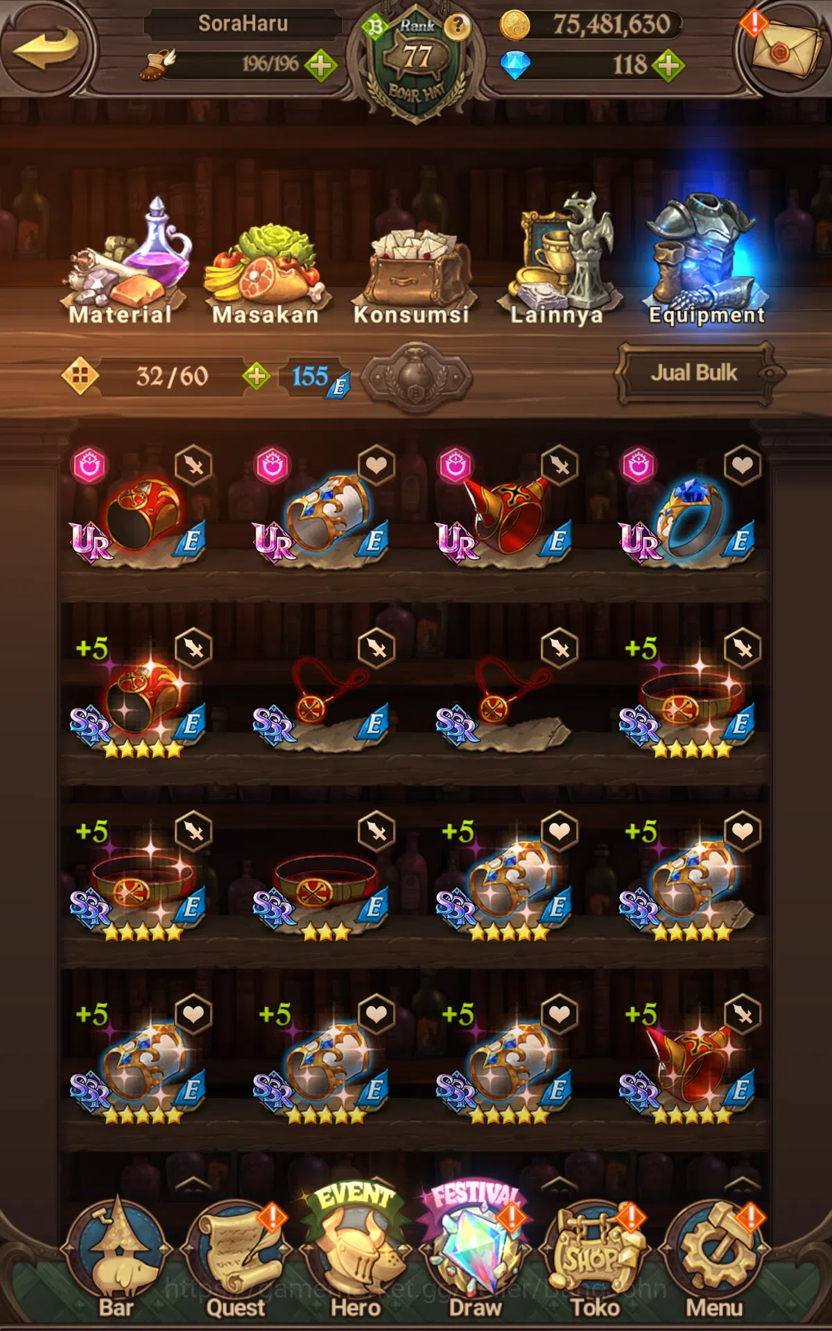 The Seven Deadly Sins: Grand Cross Accounts GLOBAL |3.1M CC|UR Merlin&escanor,Salos,Brunhild,F image 7