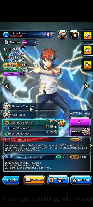Grand Summoners Accounts End-Game Global|Rank 135|33 Ascend+20TW(Summer Miyu,Sayaka Miki,Shirou Emiya,JAY,Chloe,WaRhERO 7