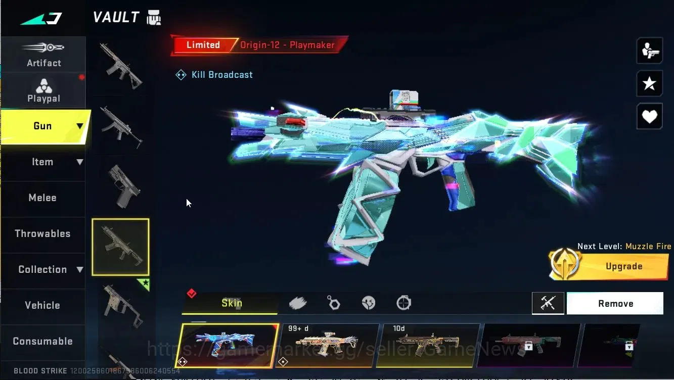 Blood Strike Accounts ASIA|ETERNAL Vector-Shadowdrake Lv3|Collab TOKREV image 15
