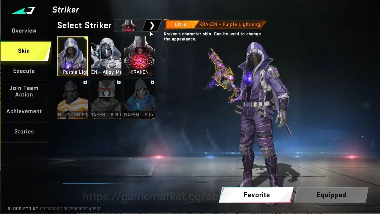 Blood Strike Accounts ASIA|ETERNAL Vector-Shadowdrake Lv3|Collab TOKREV image 8