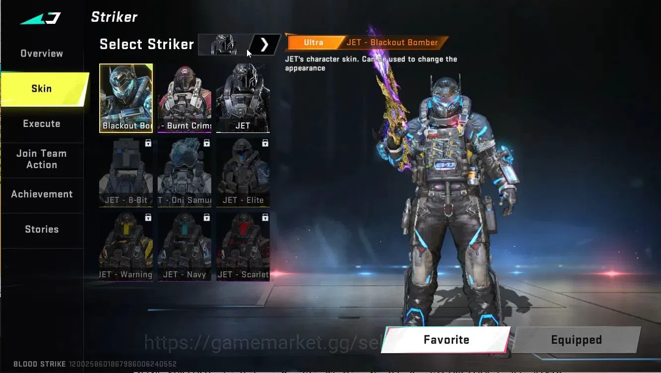 Blood Strike Accounts ASIA|ETERNAL Vector-Shadowdrake Lv3|Collab TOKREV image 9