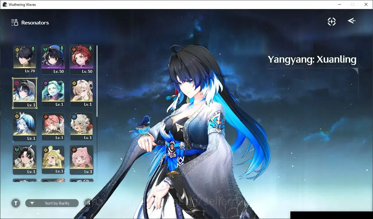 Wuthering Waves Accounts Starter EU|UL 49|5 Limited|DB Lvl 30|(Yangyang:Xuanling,Shorekeeper,Lynae)+Sign Changli,Rebecca |4 2
