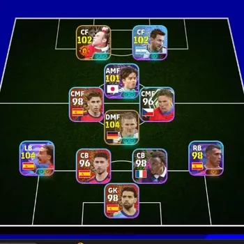 eFootball Accounts Legends & Iconic Players Android|PW 2938|Epic Schweinsteiger Rooney,Shwt Cucurella Kubo LamineYamal