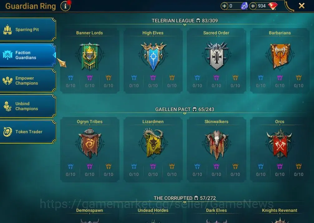 Raid: Shadow Legends Accounts Lv 26|735K Pwr|18 Legend(Ninja,Sun Wukong,Artak,Mi image 11