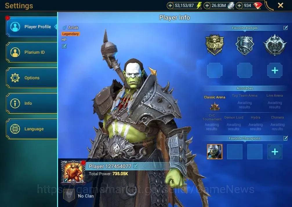 Raid: Shadow Legends Accounts Lv 26|735K Pwr|18 Legend(Ninja,Sun Wukong,Artak,Mi image 2