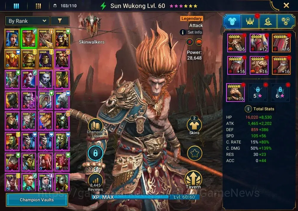 Raid: Shadow Legends Accounts Lv 26|735K Pwr|18 Legend(Ninja,Sun Wukong,Artak,Mi image 4