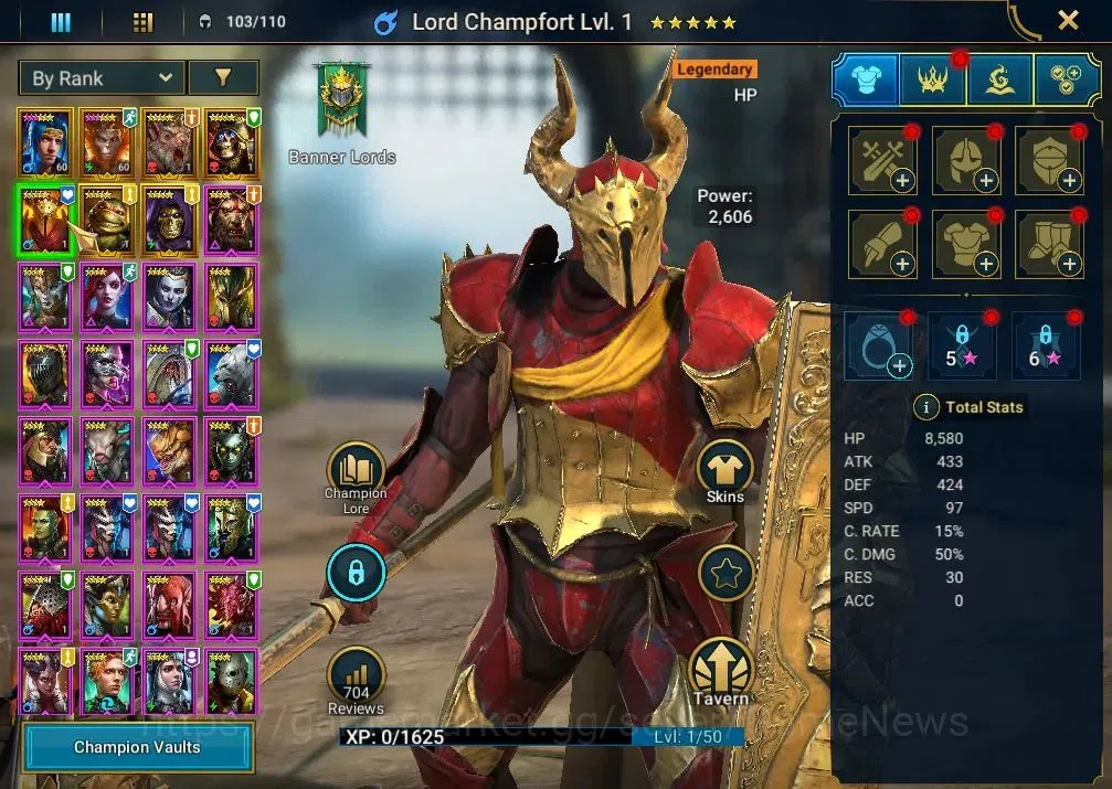 Raid: Shadow Legends Accounts Lv 26|735K Pwr|18 Legend(Ninja,Sun Wukong,Artak,Mi image 7