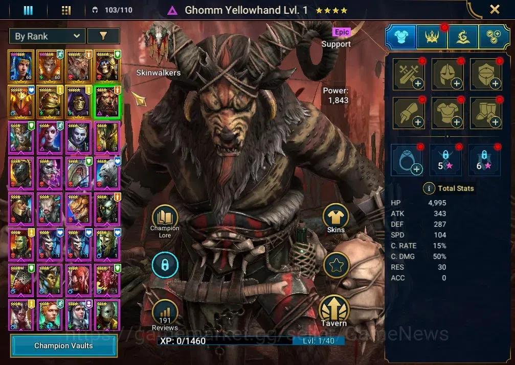 Raid: Shadow Legends Accounts Lv 26|735K Pwr|18 Legend(Ninja,Sun Wukong,Artak,Mi image 8