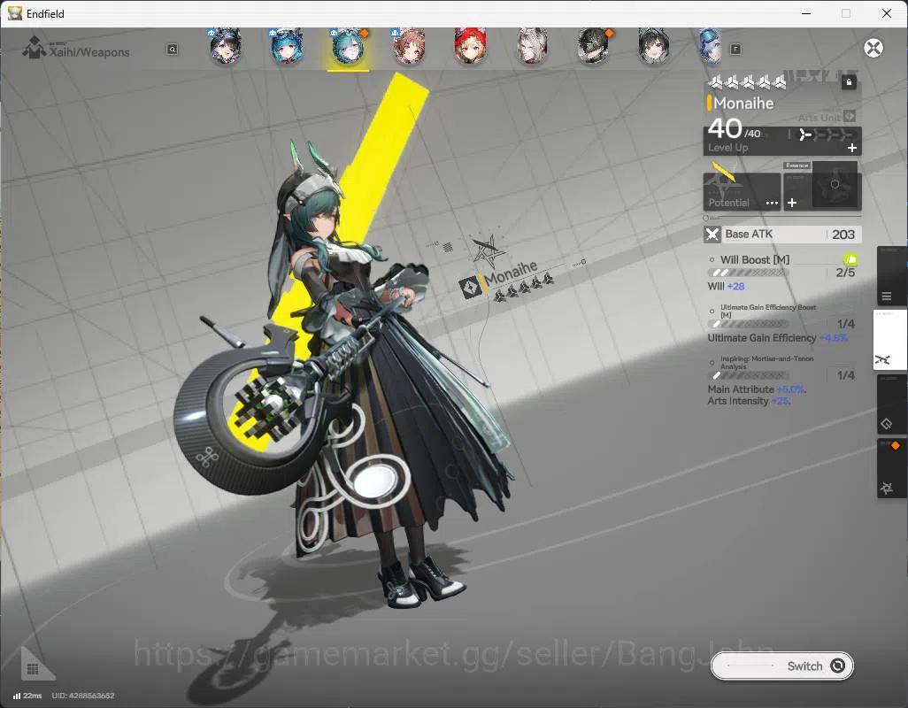 Arknights: Endfield Accounts ASIA | LVL 49 | WP 6s 7| tangtang sign, Ardelia si image 13