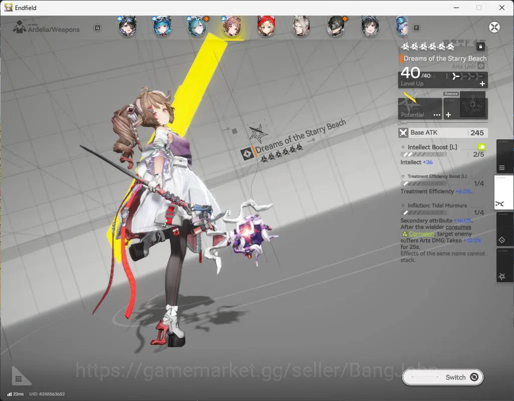Arknights: Endfield Accounts ASIA | LVL 49 | WP 6s 7| tangtang sign, Ardelia si image 14