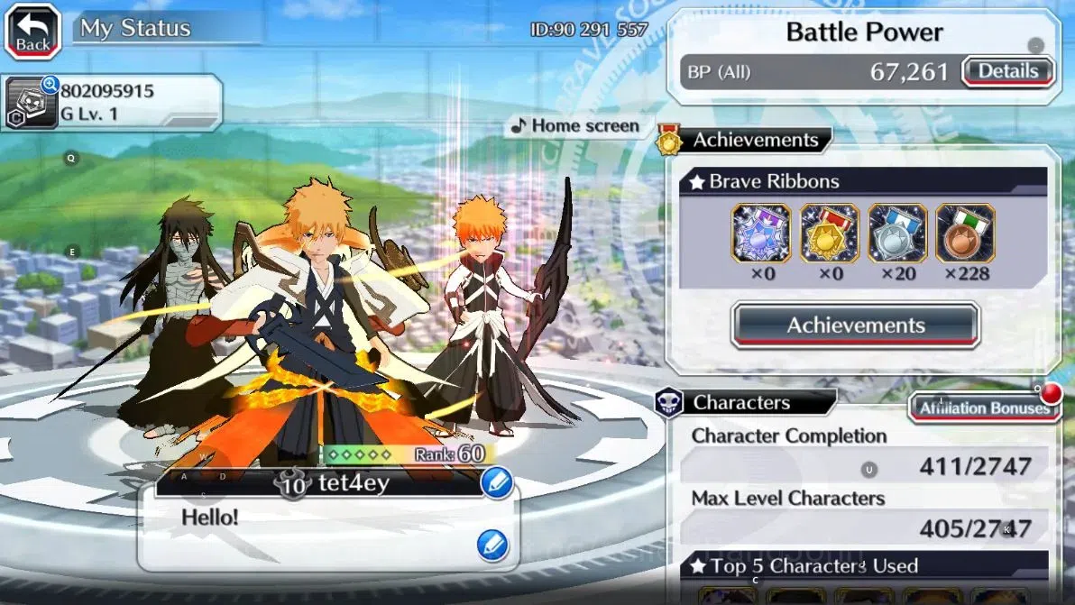 Bleach: Brave Souls Accounts GLOBAL]20k Orb+Fresh All Story|Ichigo10ThAnniv,Ich image 2