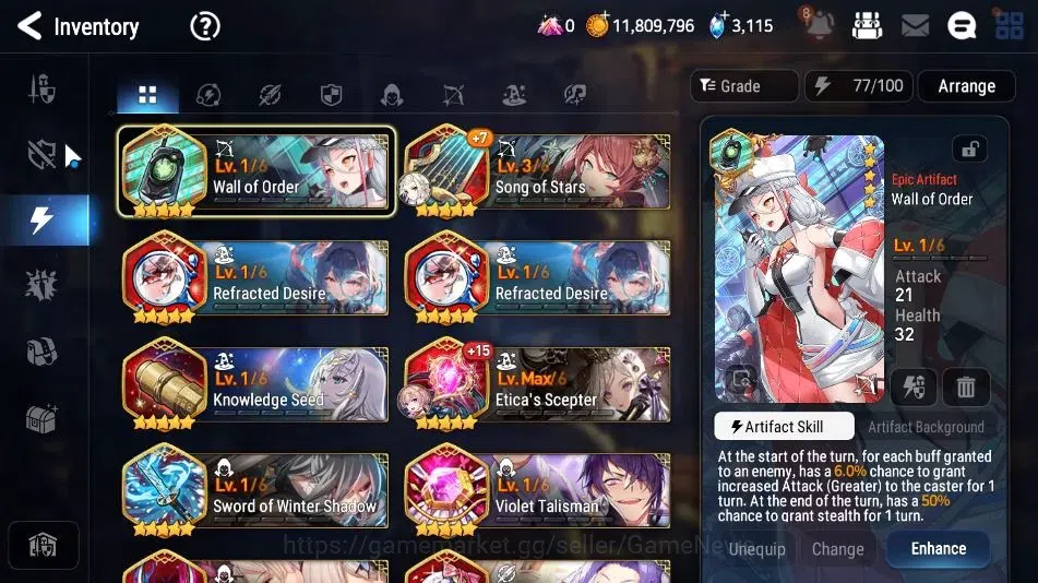 Epic Seven Accounts High-End GLOBAL Unverif|New Era|3 ML(Rhiana&Luciel,Specimen Sez,SOT Snow)+Zahhak,Fenne,Landy,Etc|Poh 16