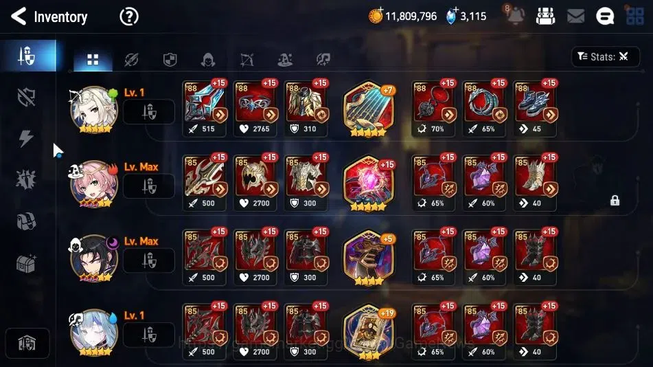 Epic Seven Accounts High-End GLOBAL Unverif|New Era|3 ML(Rhiana&Luciel,Specimen Sez,SOT Snow)+Zahhak,Fenne,Landy,Etc|Poh 17