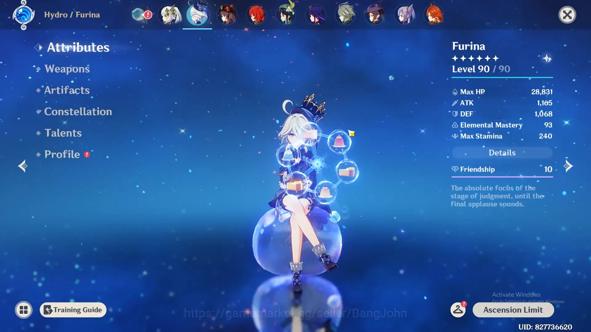 Genshin Impact Accounts Asia|AR 60|15 Limit+5Sign(Neuvillette,Furina,Kazuh image 15