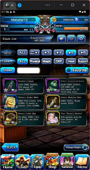Grand Summoners Accounts Others GLOBAL|6 Ascend|Rin&Luvia,Summer Sakura,SS Liza,Shuna TW,DL Vox,Homura Akemi,etc|check 5