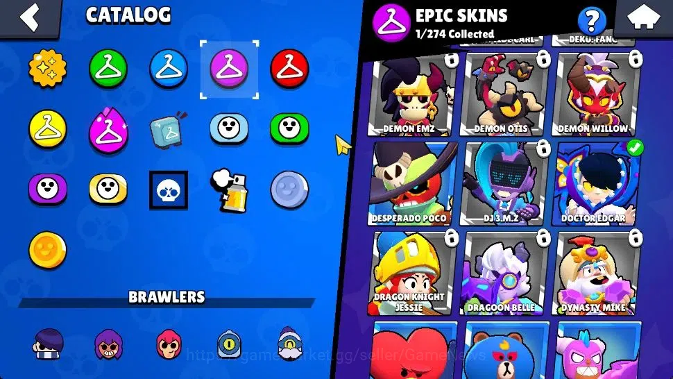Brawl Stars Accounts 1010 Trophy|16 Brawlers 3 Max Lvl [Edgar,Berry,She image 11