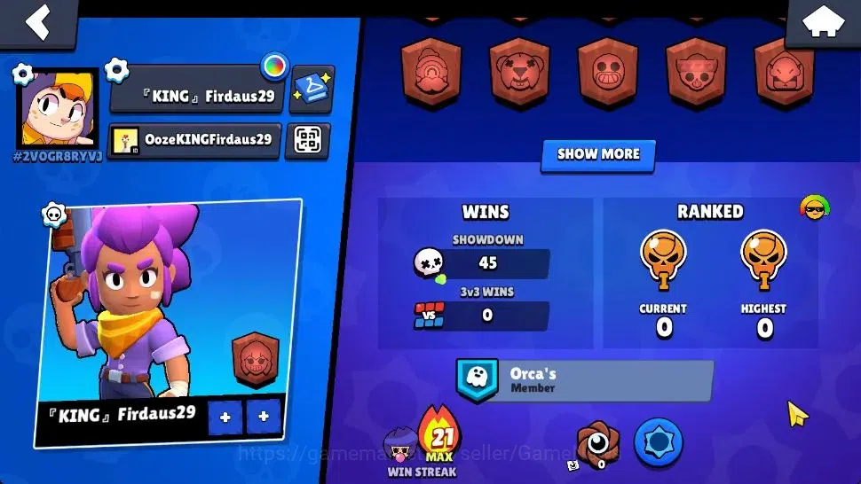 Brawl Stars Accounts 1010 Trophy|16 Brawlers 3 Max Lvl [Edgar,Berry,She image 3