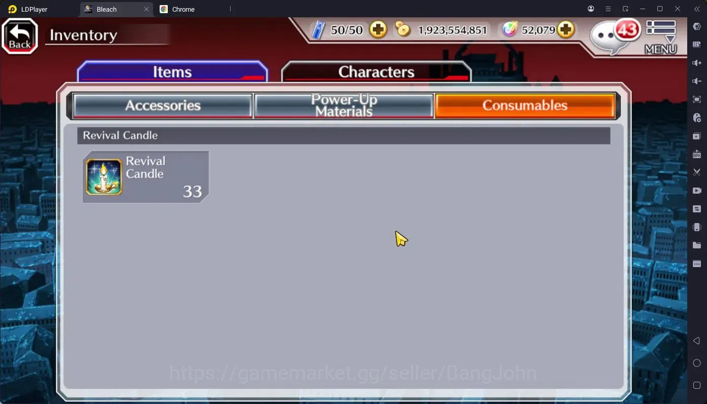 Bleach: Brave Souls Accounts High-End GLOBAL |52K 11