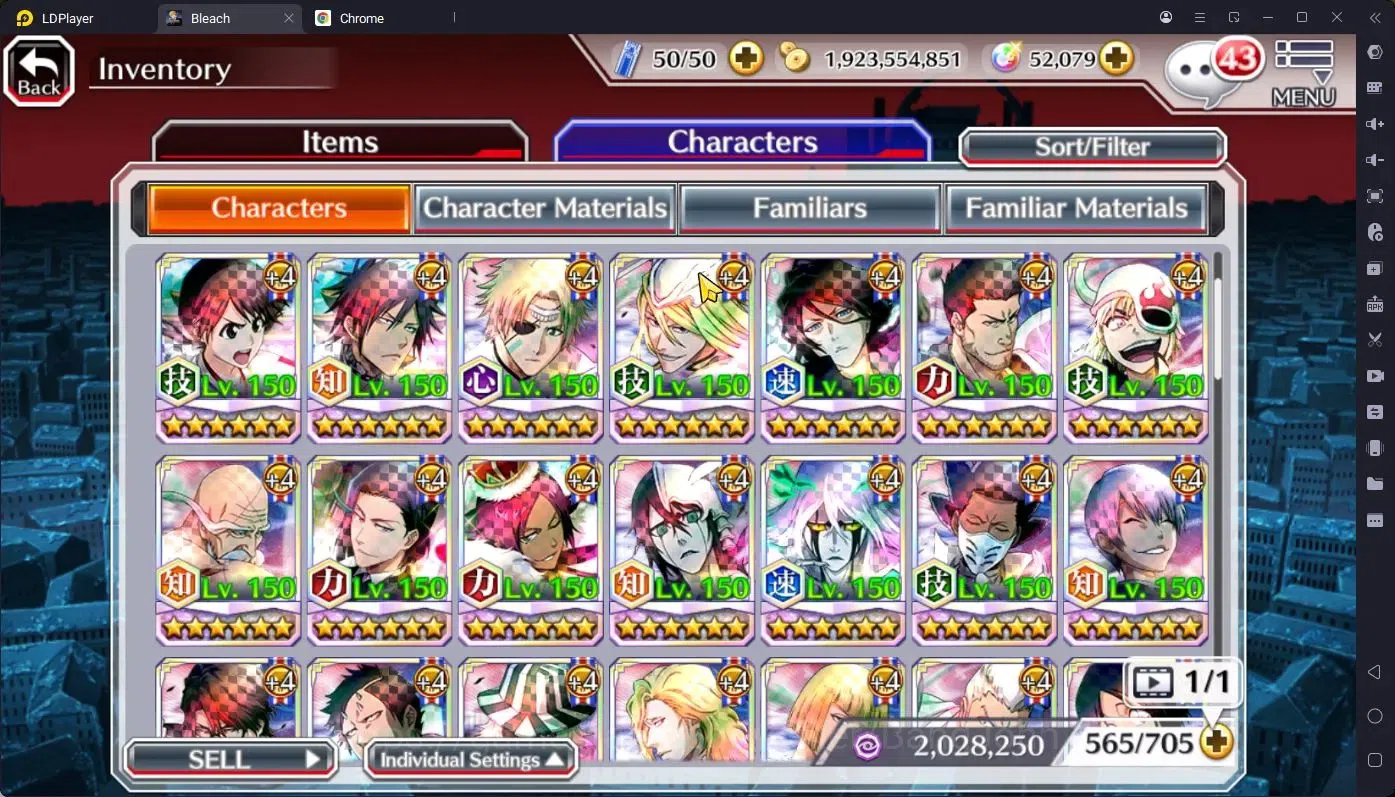 Bleach: Brave Souls Accounts High-End GLOBAL |52K 15