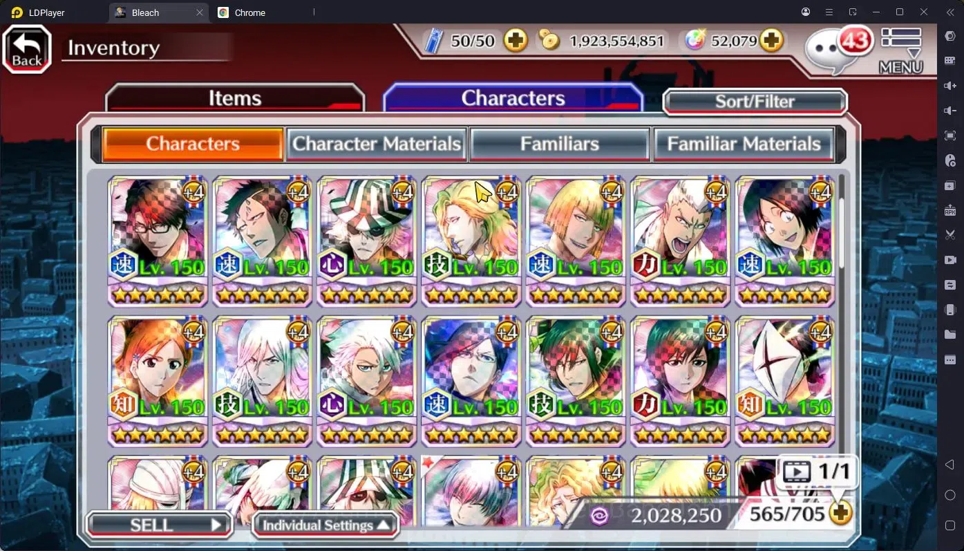 Bleach: Brave Souls Accounts High-End GLOBAL |52K 16