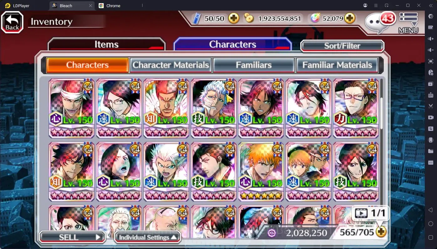 Bleach: Brave Souls Accounts High-End GLOBAL |52K 19