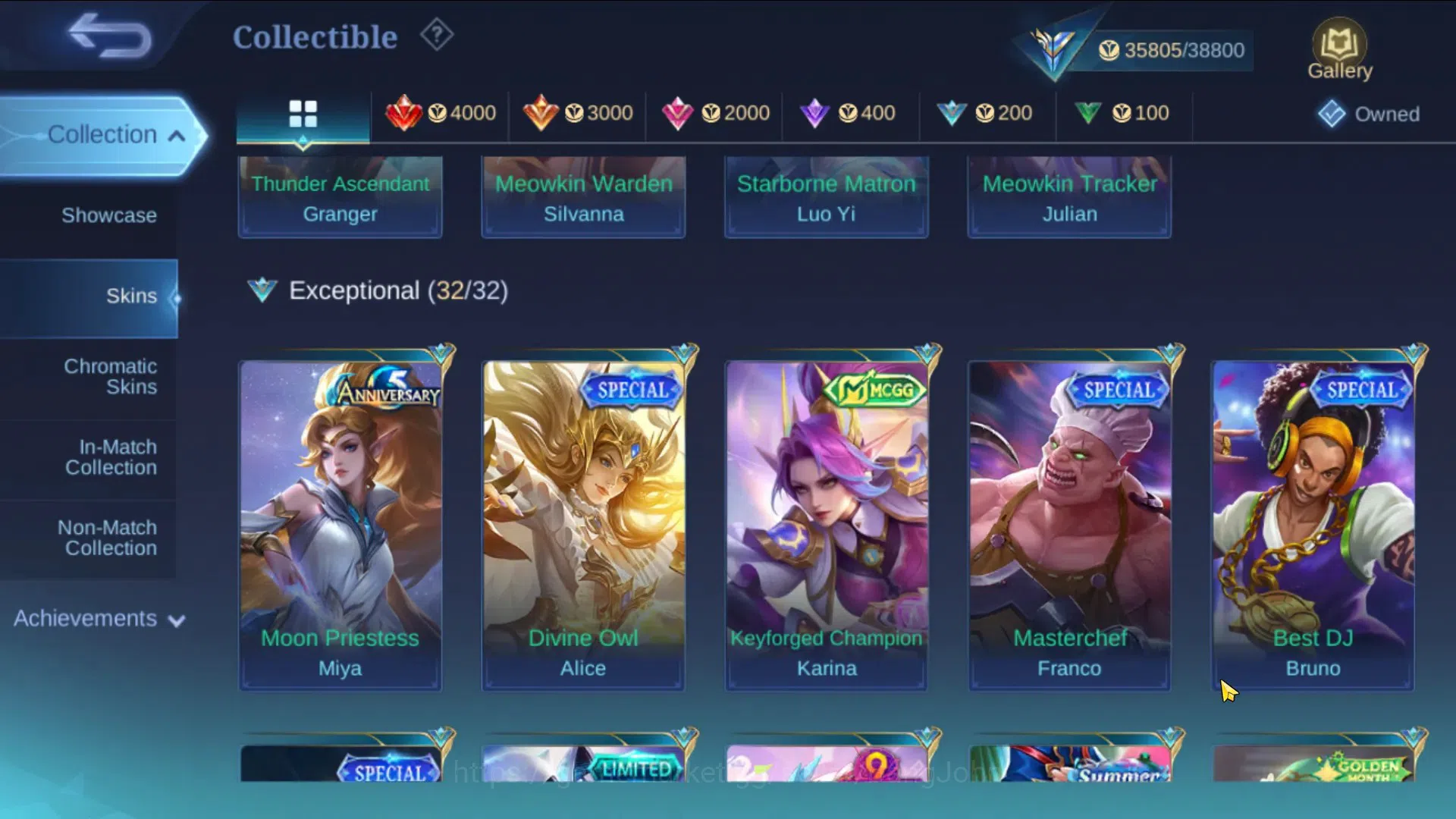 Mobile Legends: Bang Bang Accounts Global Hero 80, Skin 146, Ex Immo | Luckybox Alpha image 12