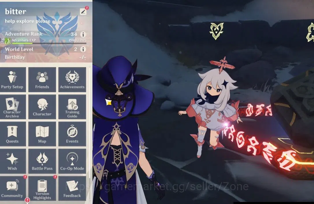Genshin Impact Accounts Starter ASIA|AR 34|Fresh Starter|1 Limited|Odette|1 Standard Mizuki|Low Explore|All Unset|MC 1