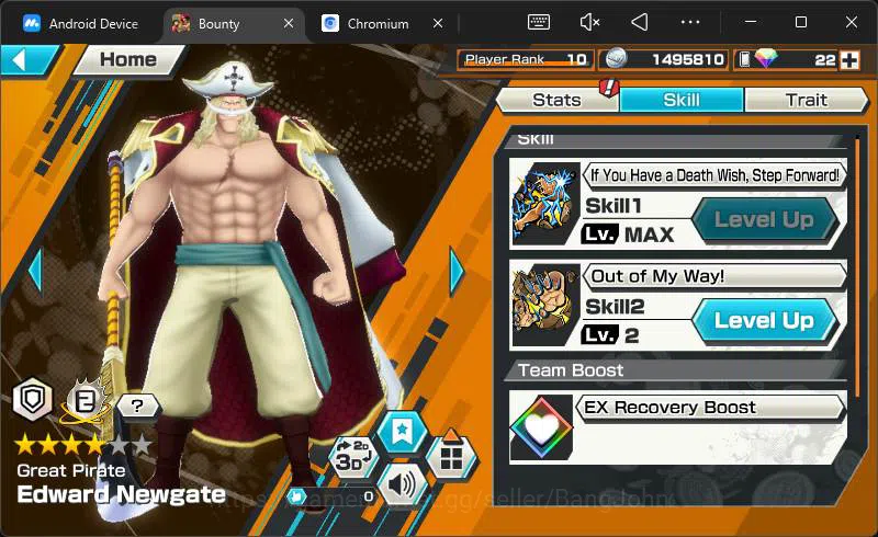 One Piece Bounty Rush Accounts Global | 5EX | 1MAX |the5elder saturn,BB kuzan ,SK image 3