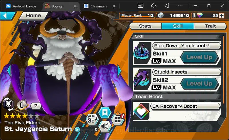 One Piece Bounty Rush Accounts Global | 5EX | 1MAX |the5elder saturn,BB kuzan ,SK image 5