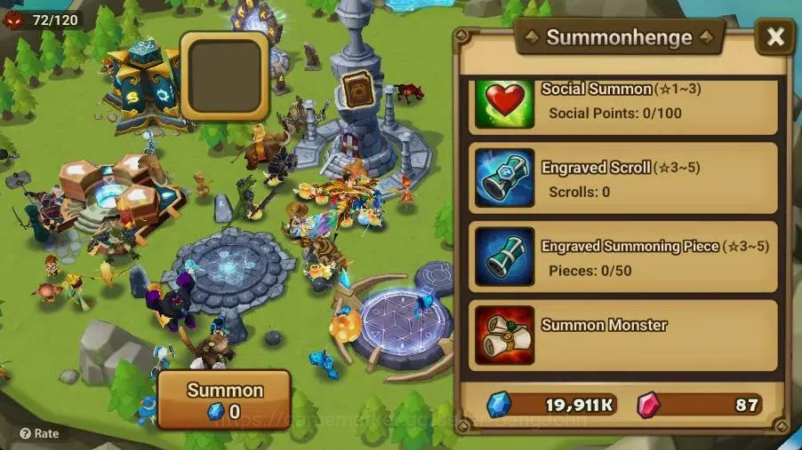 Summoners War: Sky Arena Accounts Starter GLOBAL | NB 5 TESHAR,Starter Gacha 115 12Y+160 11Y Scrool, 3 Legendary All 6