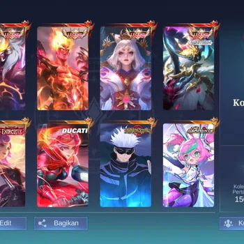 Mobile Legends: Bang Bang Rare Skin MEGA COLLECTOR 2 / 593 SKINS | 4 LEGENDS: LUNOX, A image 1