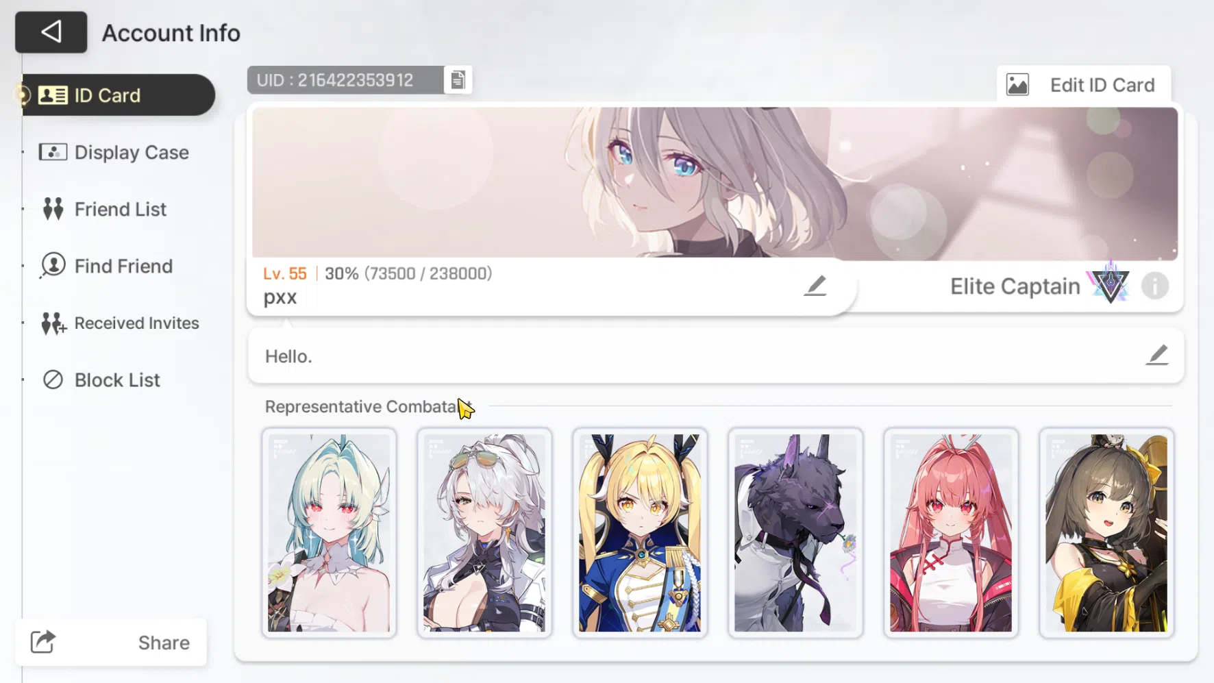 Chaos Zero Nightmare Accounts ASIA | Lv 55 | 10 Limit, Heidemarie EM 4, Nine, Ti image 19